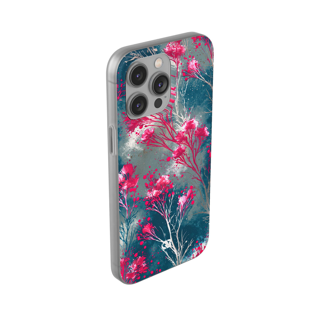 Cyber Blossom · Lite Phone Case for iPhone ·  Teal
