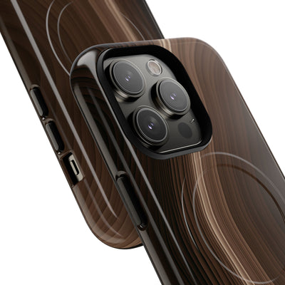 Brown Tough 2.0 Magsafe Phone Case for iPhone - Bronzed Canyon Relief