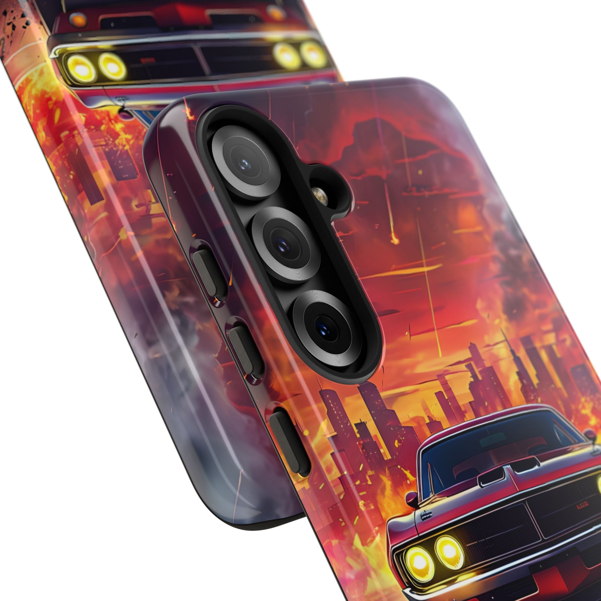 Inferno City Run · Tough Coque de téléphone pour Samsung