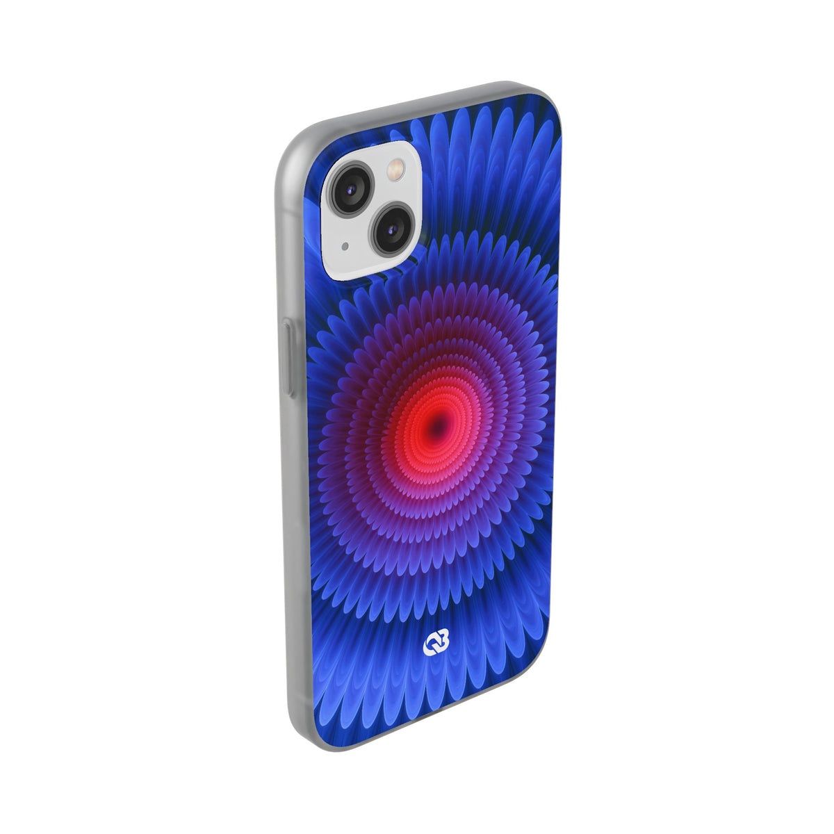 Radial Spectrum Bloom · Lite Phone Case for iPhone ·  Blue