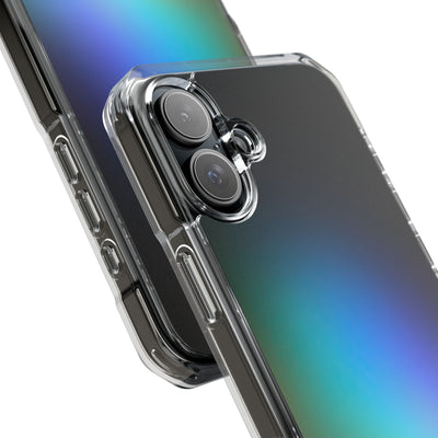 Black Impact MagSafe Phone Case for iPhone - Electric Prism Grain