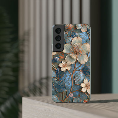 Gilded Blossom Reverie · Lite Phone Case for Samsung · Teal