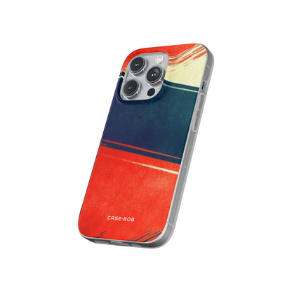 Blue Diagonal Motion iPhone 14 Pro Case - Soft