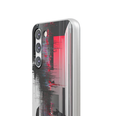 Black Lite Phone Case for Samsung - Crimson Data Leak