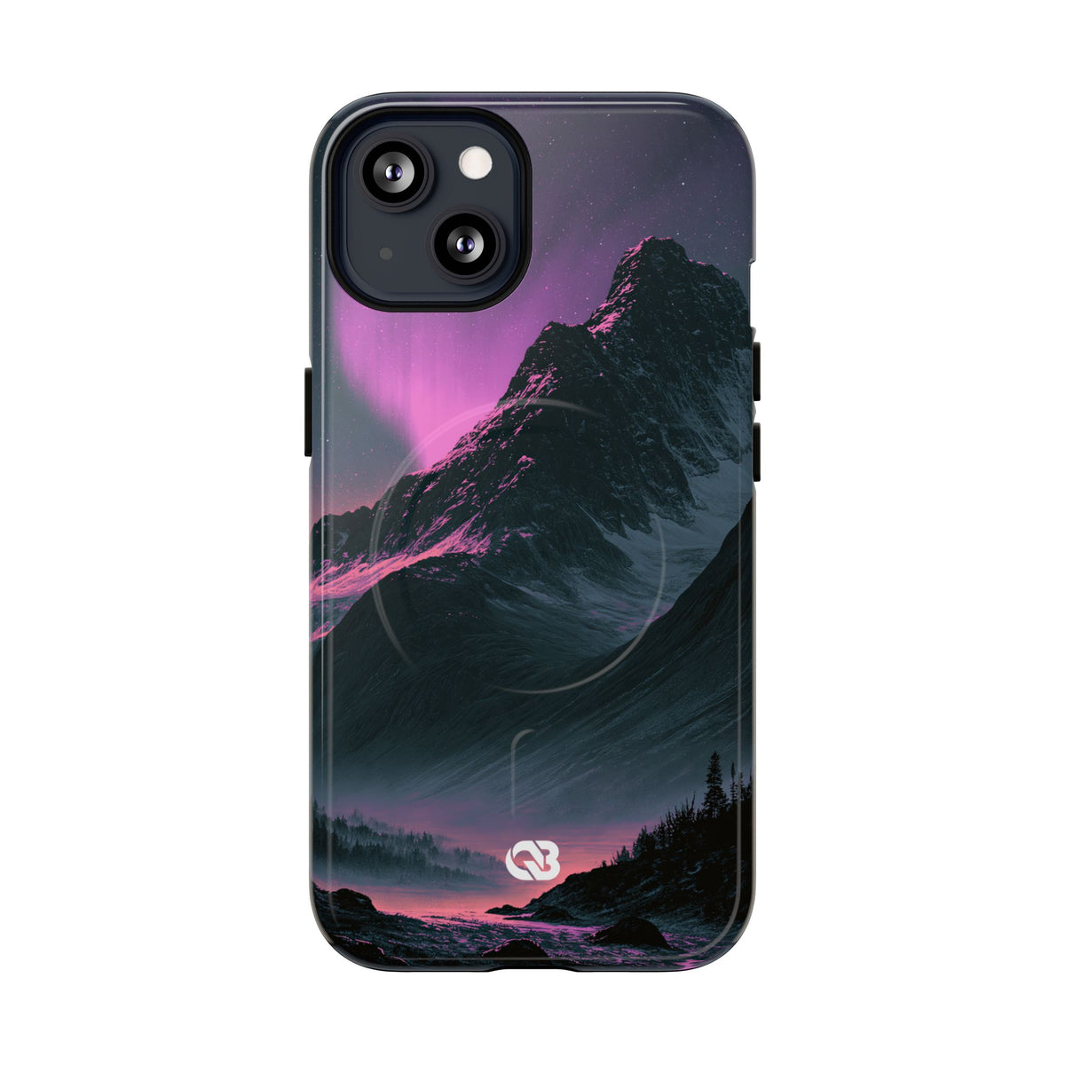 Arctic Aurora Summit · Tough 2.0 Magnetic Phone Case for iPhone · Black