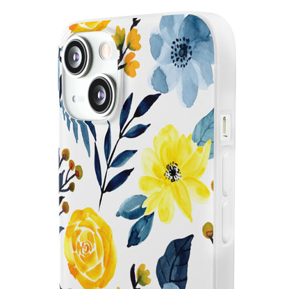 Kultainen kukka iPhone 13 - Pehmeä