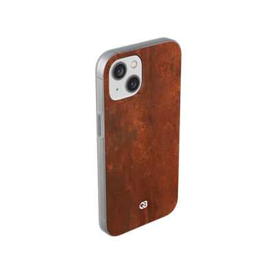 Orange Lite Phone Case for iPhone - Oxidized Iron Crust