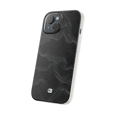 Obsidian Contour Elevation · Lite Phone Case for iPhone ·  Black