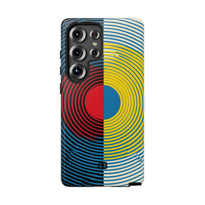 Blue Tough Phone Case for Samsung - Primary Circuit Orbit