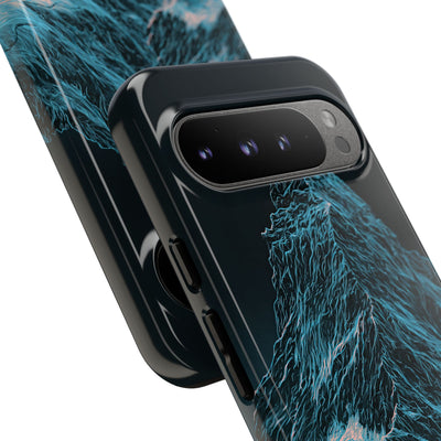 Glacial Alpine Peak · Tough Phone Case for Pixel ·  Blue