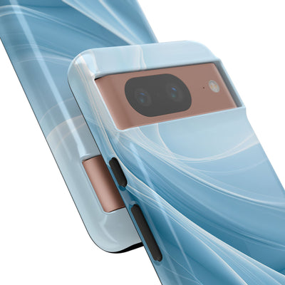 Blue Tough Phone Case for Google Pixel - Arctic Silk Drift