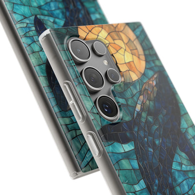 Stained Moon Whale · Soft etui na telefon dla Samsung