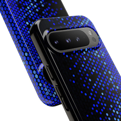 Cobalt Hex Dispersion · Tough Phone Case for Pixel ·  Blue