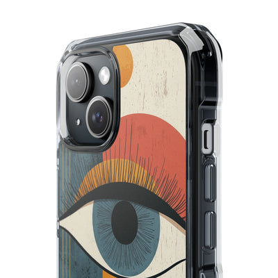 Distressed Azure Ocular · Impact Phone Case for iPhone · Magsafe
