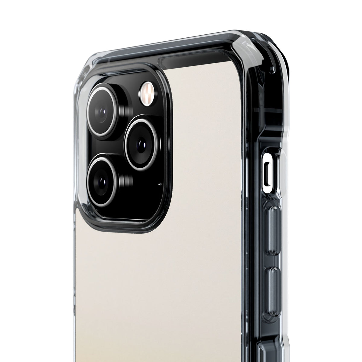 Solar Cream Ombre · Clear Impact Magnetic Phone Case for iPhone · Yellow