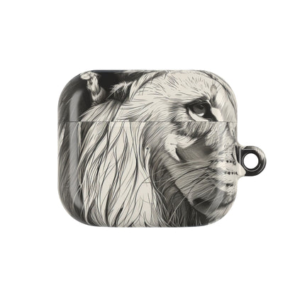 Lion Whisper Gray - AirPods Case