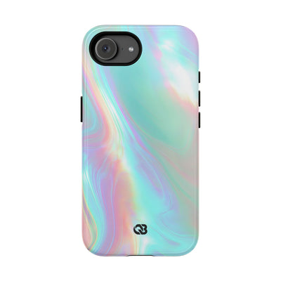 Prismatic Liquid Light · Tough Phone Case for iPhone · Teal