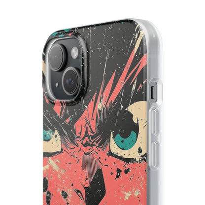 Screaming Face Pink iPhone 15 Plus Skal - Mjukt