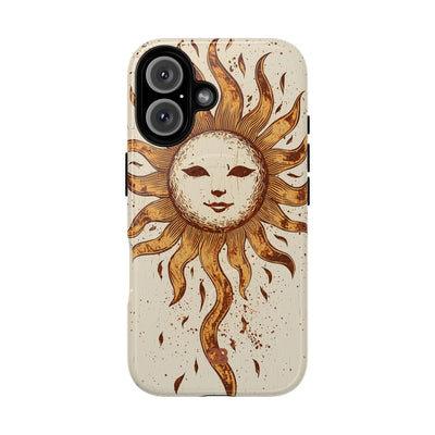 Rustic Solar Mask · Tough+ Phone Case for iPhone · Magsafe