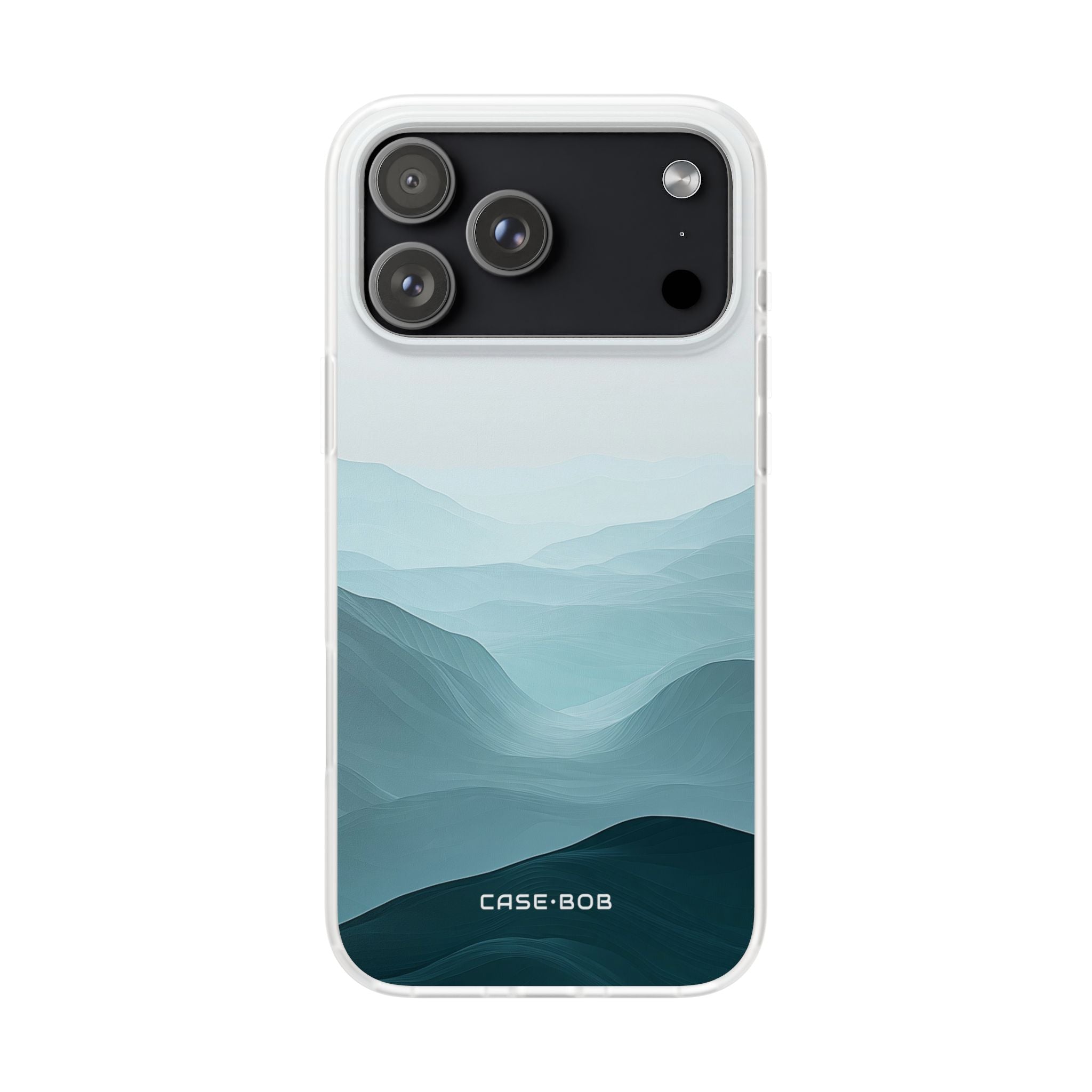 Teal Mist Mountains iPhone 17 Pro Max Case - Soft - CASE•BOB