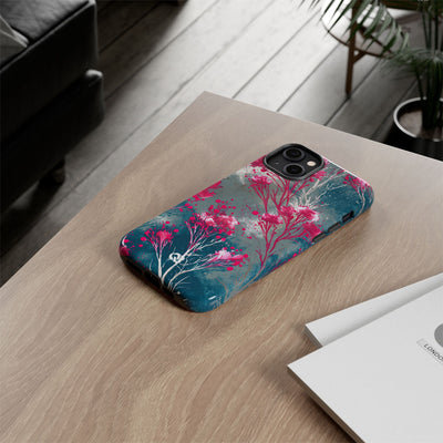 Cyber Blossom · Tough Phone Case for iPhone · Teal