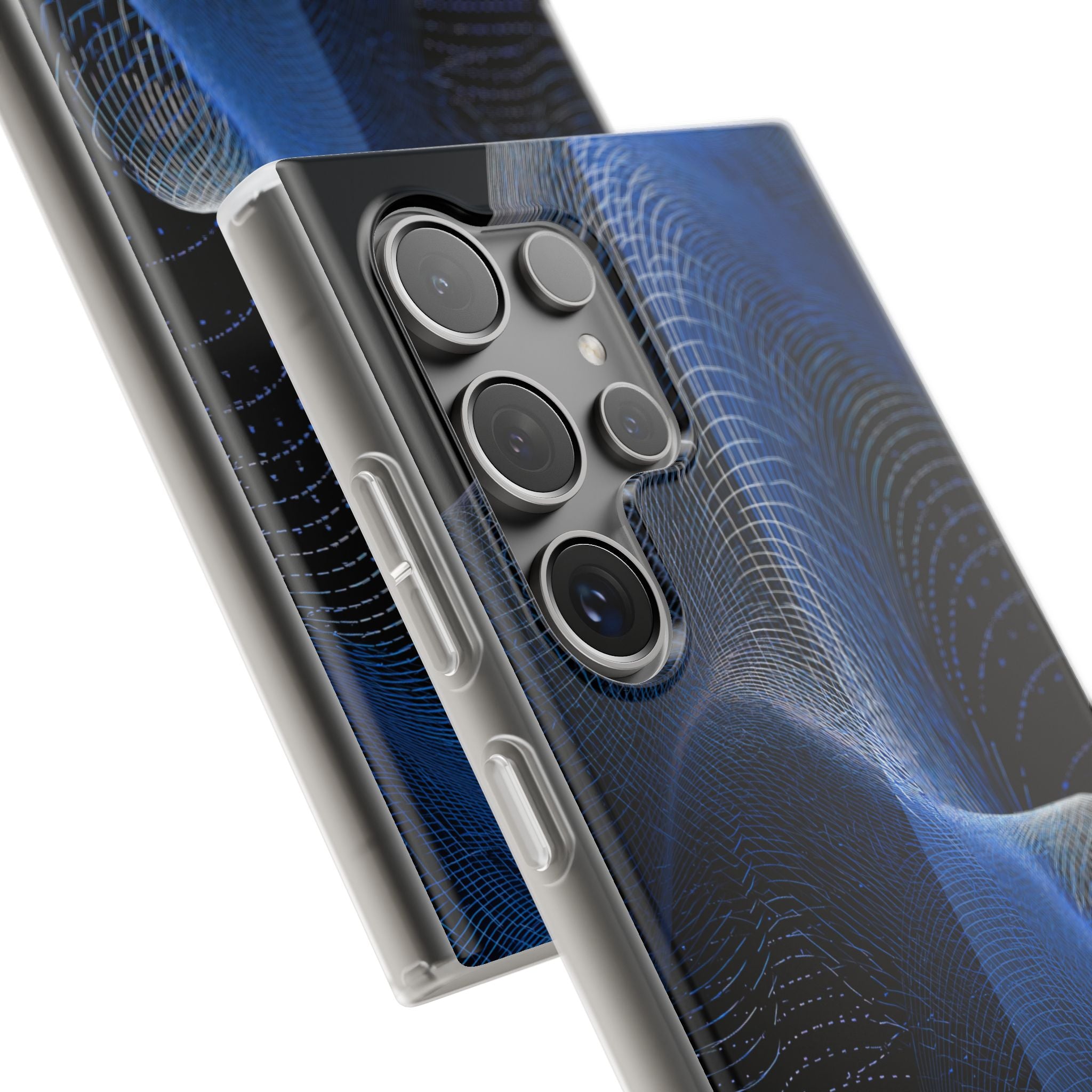 Blue Lite Phone Case for Samsung - Electric Blue Flux