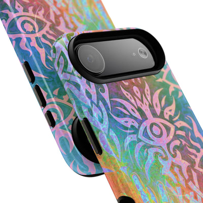 Chromatic Mystic Sigil · Tough 2.0 Magnetic Phone Case for iPhone · Blue