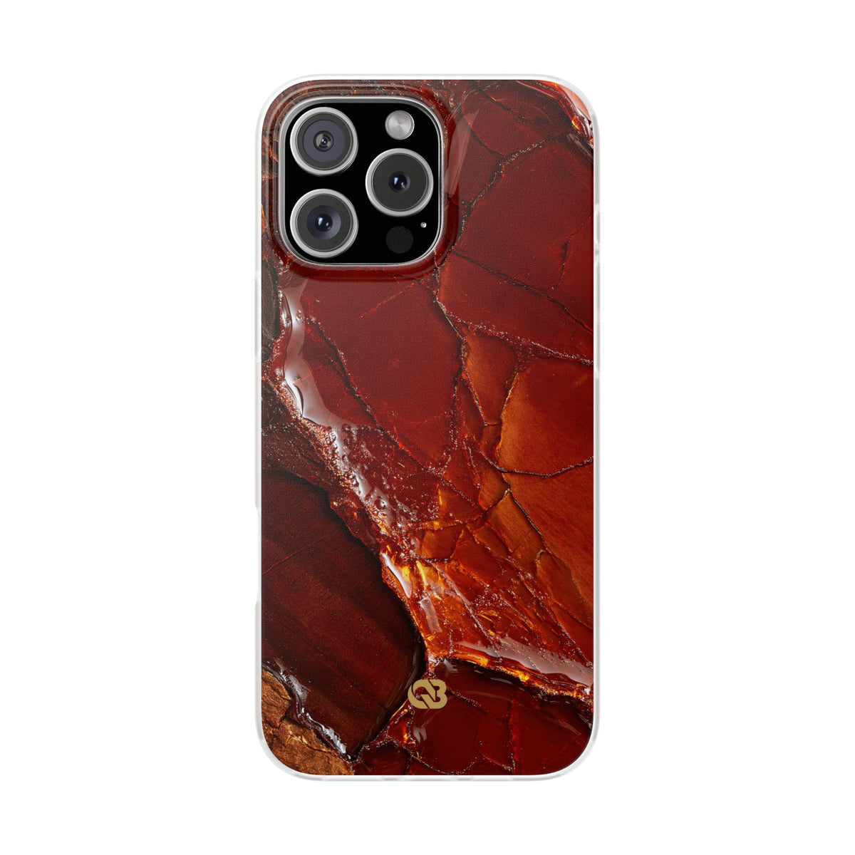 Amber Embrace · Lite Phone Case for iPhone ·  Brown