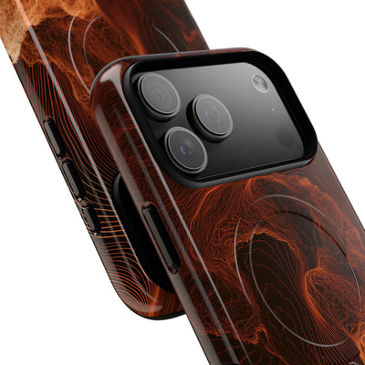 Amber Filament · Tough 2.0 Magnetic Phone Case for iPhone · Orange