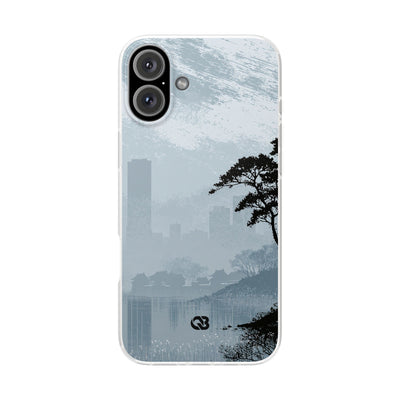 Grey Lite Phone Case for iPhone - Steel Slate Zen