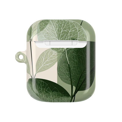 Layered Eucalyptus Study · Hard Case for AirPods & AirPods Pro · Green