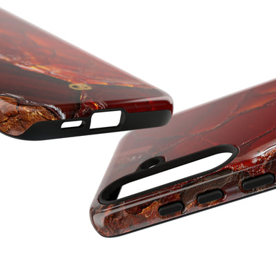 Amber Embrace · Tough Phone Case for Samsung · Brown