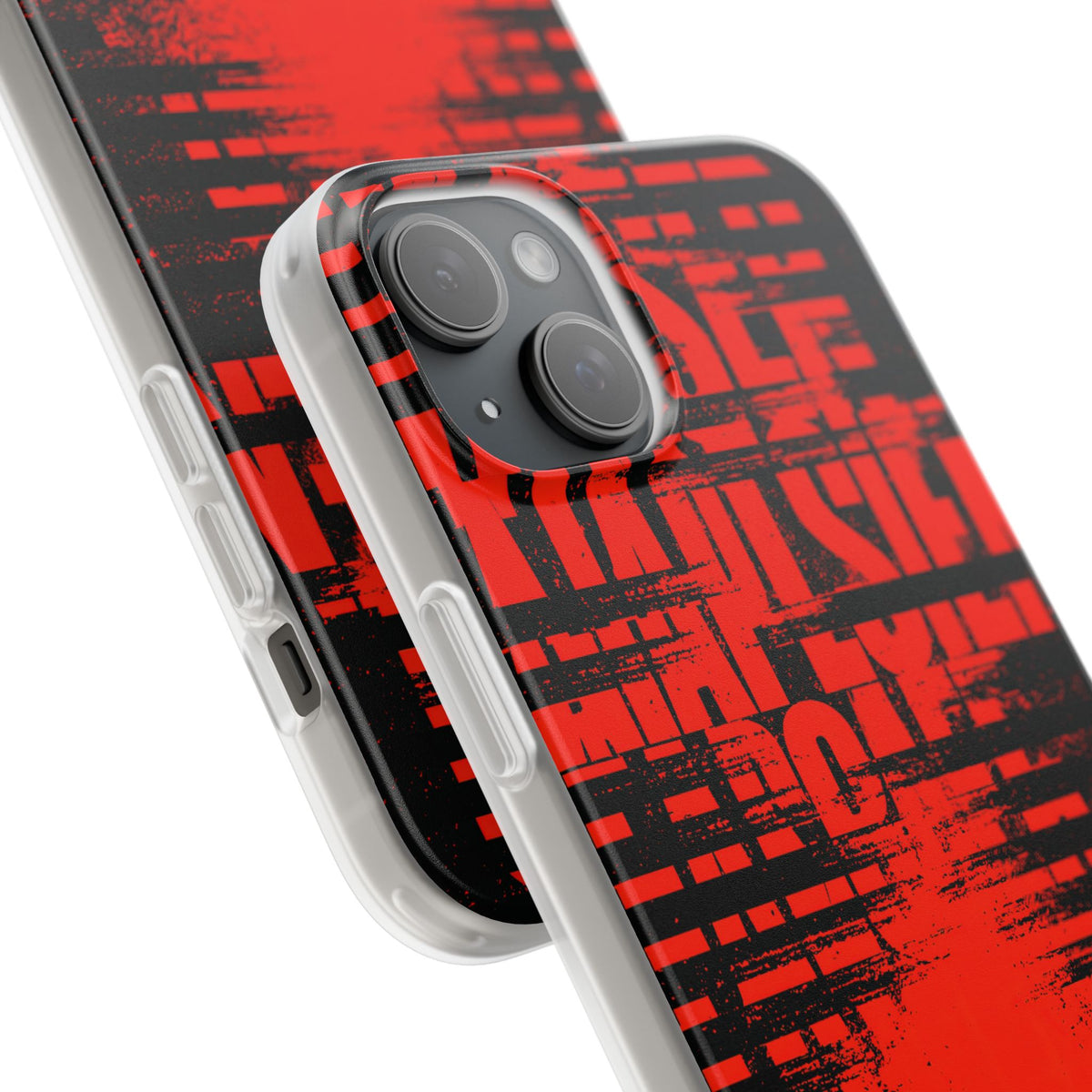 Crimson Redaction · Lite Phone Case for iPhone ·  Black