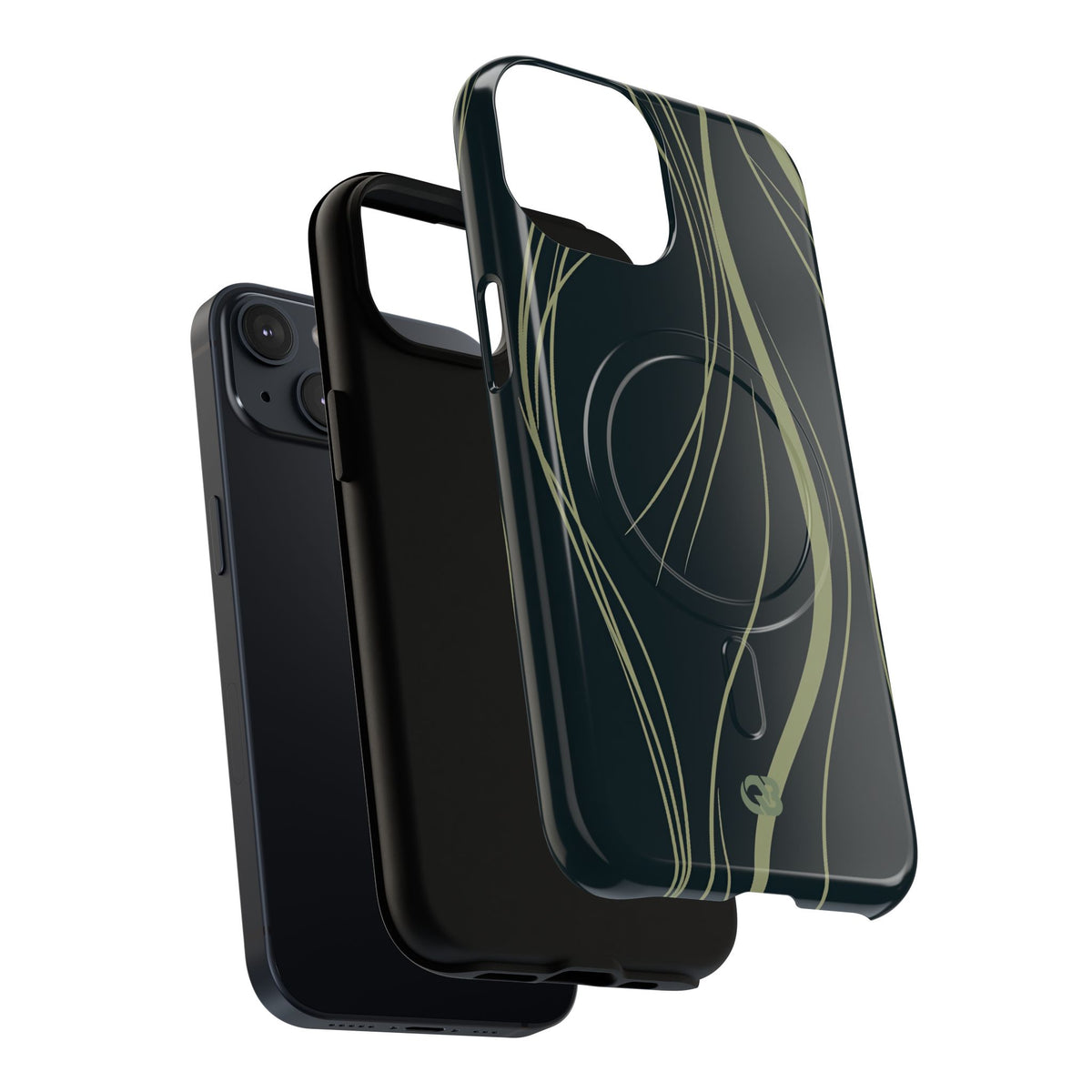 Serpentine Reeds · Tough 2.0 Magnetic Phone Case for iPhone · Green