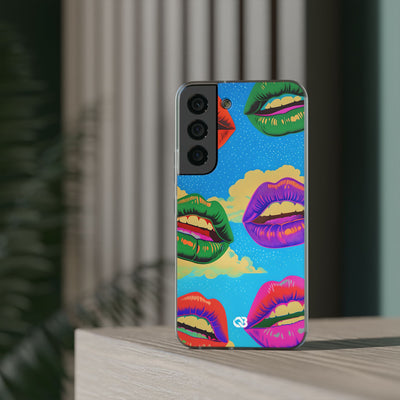 Electric Cosmic Lips · Soft Handyhülle für Samsung