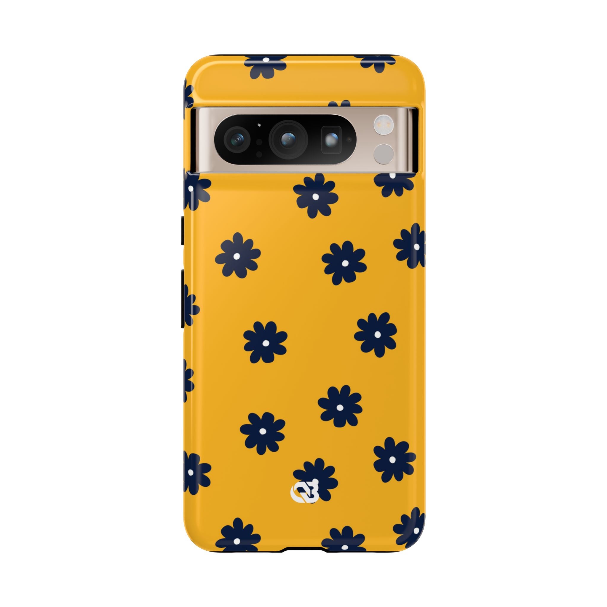 Navy Daisy Mustard · Tough Phone Case for Google Pixel