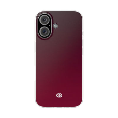 Red Lite Phone Case for iPhone - Deep Sangria Gradient