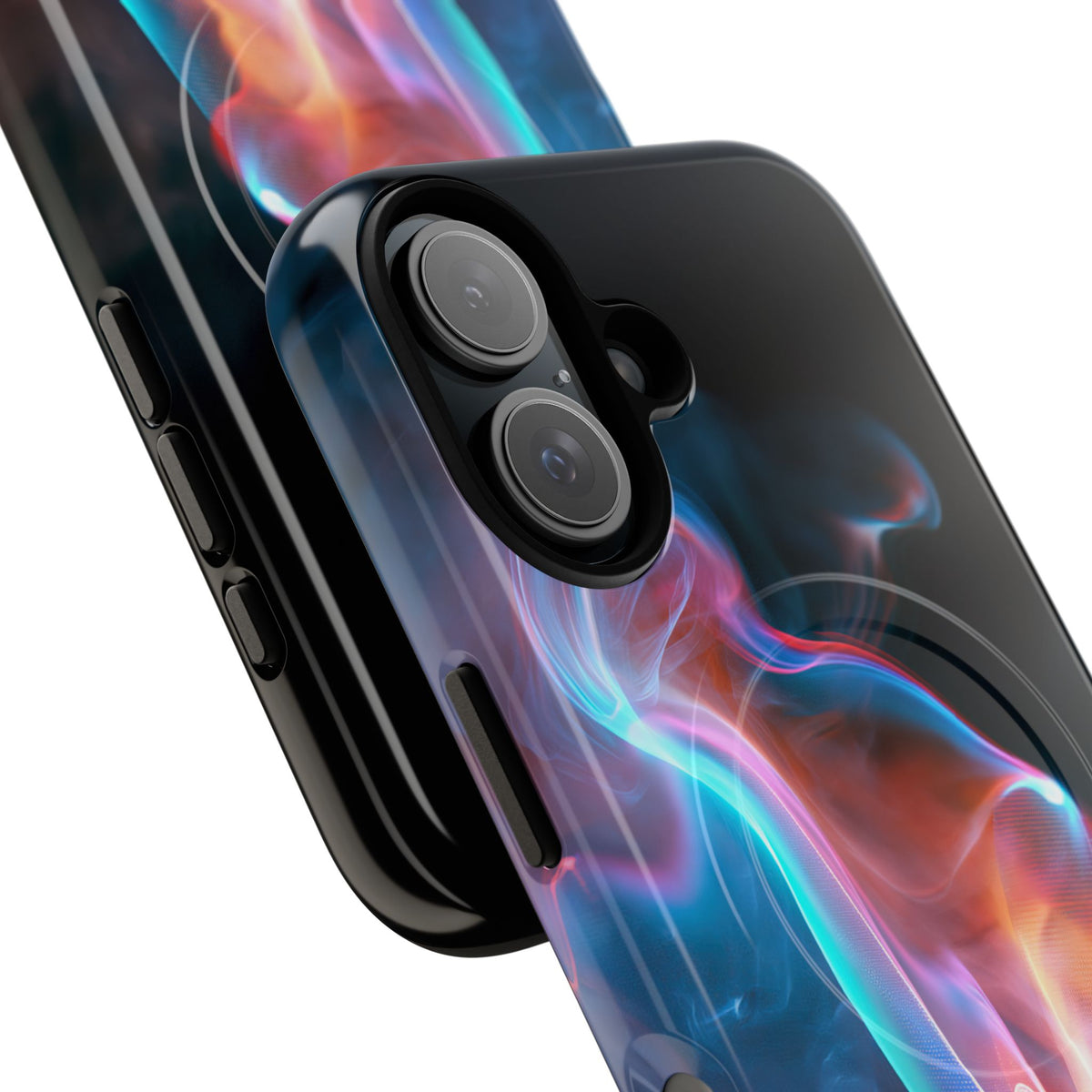 Neon Waveform · Tough 2.0 Magnetic Phone Case for iPhone · Black