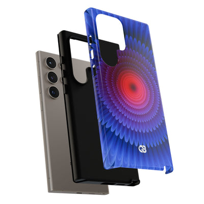 Radial Spectrum Bloom · Tough Phone Case for Samsung · Blue
