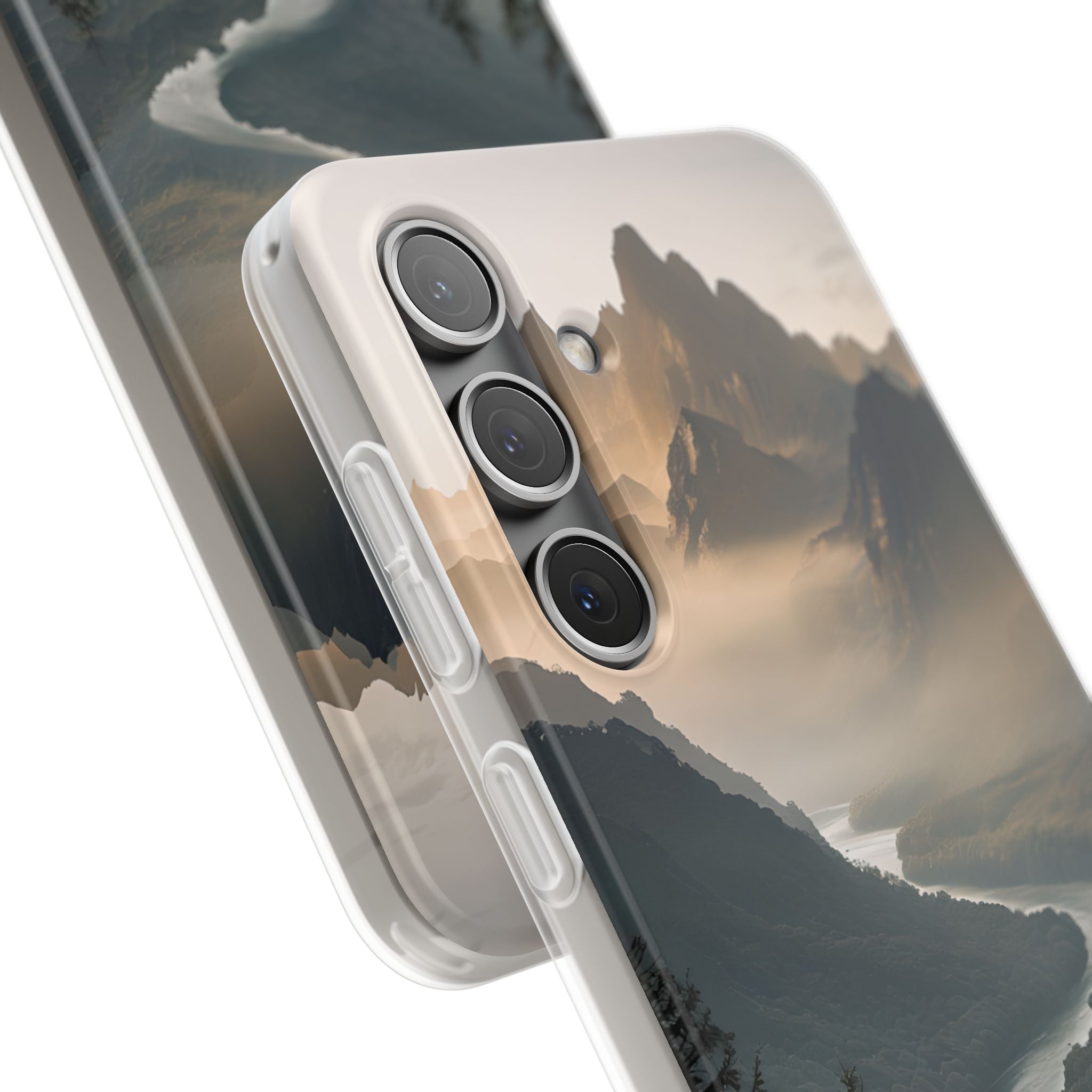 Golden Summit Valley · Soft Handyhülle für Samsung