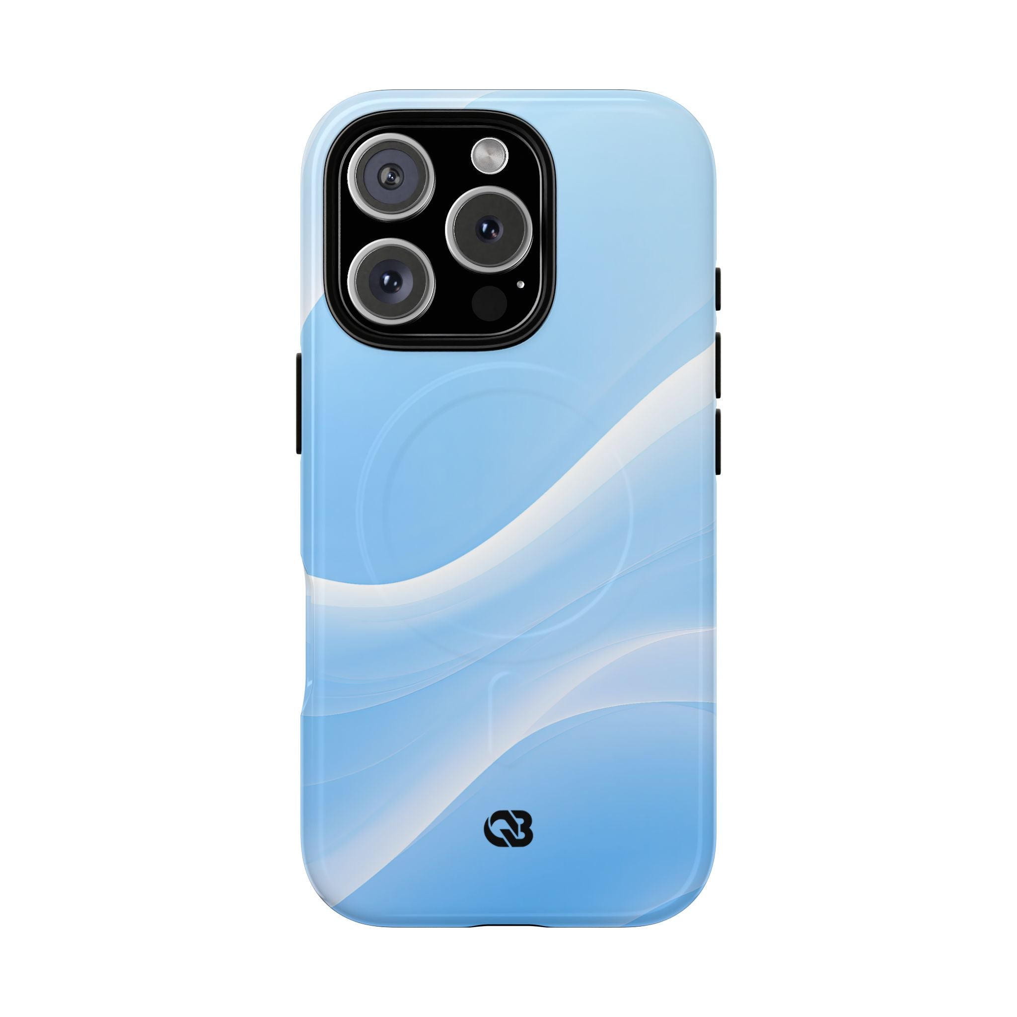 Blue Tough 2.0 Magsafe Phone Case for iPhone - Glacial Blue Silk