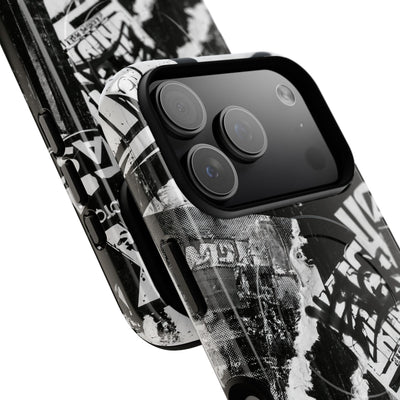 Underground Punk Collage · Tough 2.0 Magnetic Phone Case for iPhone · Black