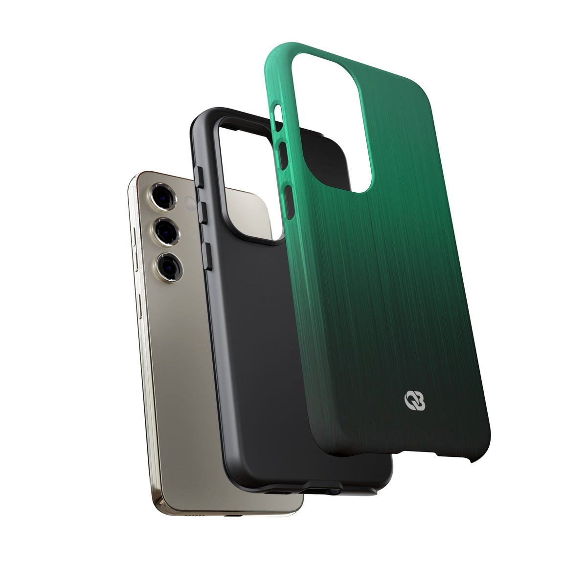 Emerald Cascade · Tough Phone Case for Samsung · Green
