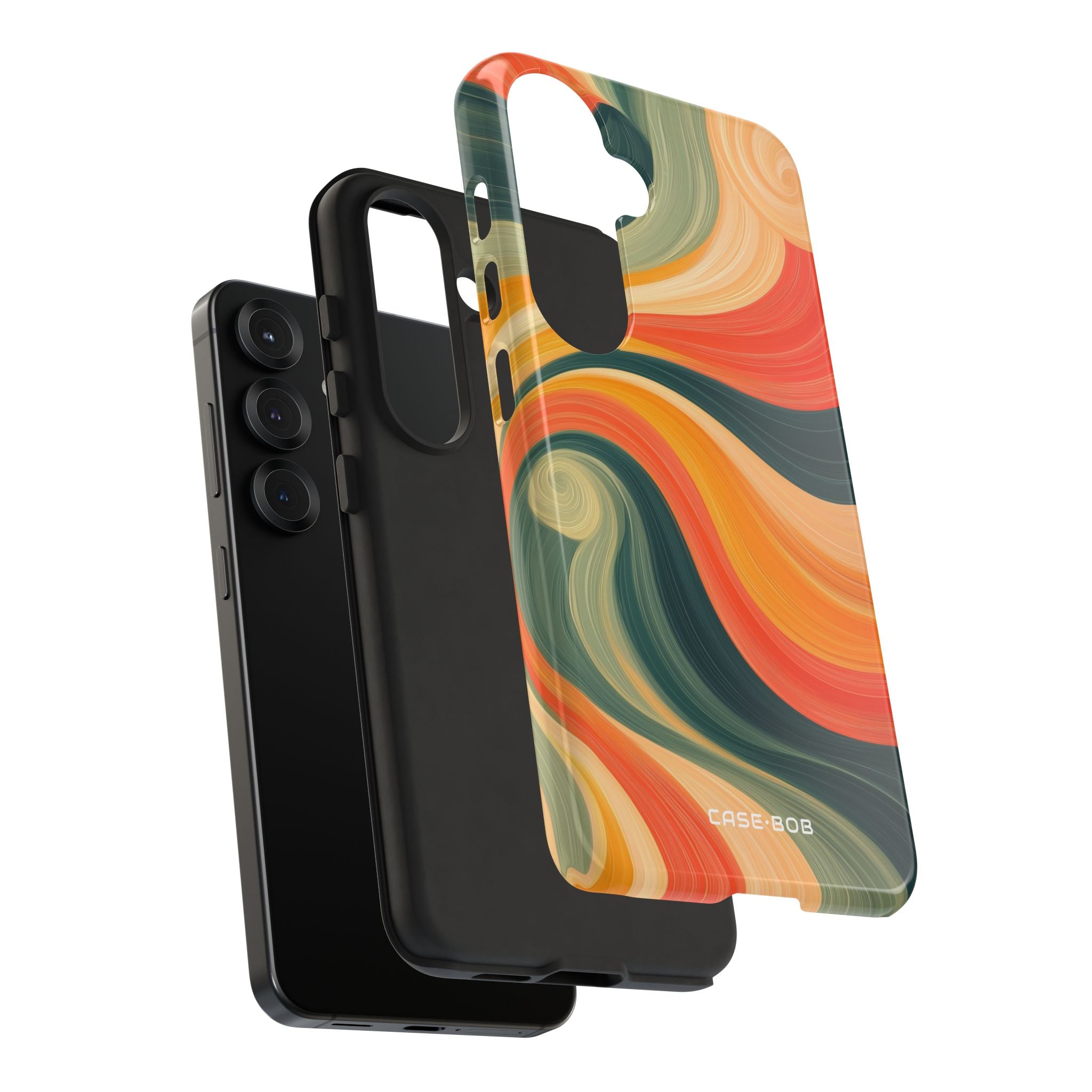 Wirbelnde Glut Samsung S25 Case - Tough