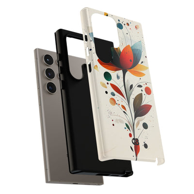 Burnt Petal Abstract · Tough Phone Case for Samsung