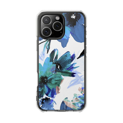 Blue Blossom Radiance iPhone 16 Pro Max Case - Impact