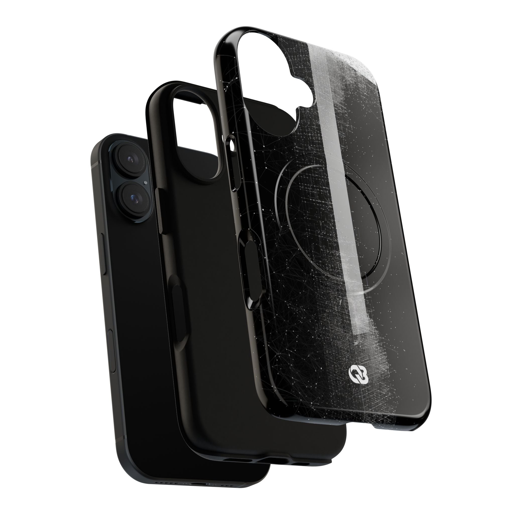Black Tough 2.0 Magsafe Phone Case for iPhone - Vector Core Monolith