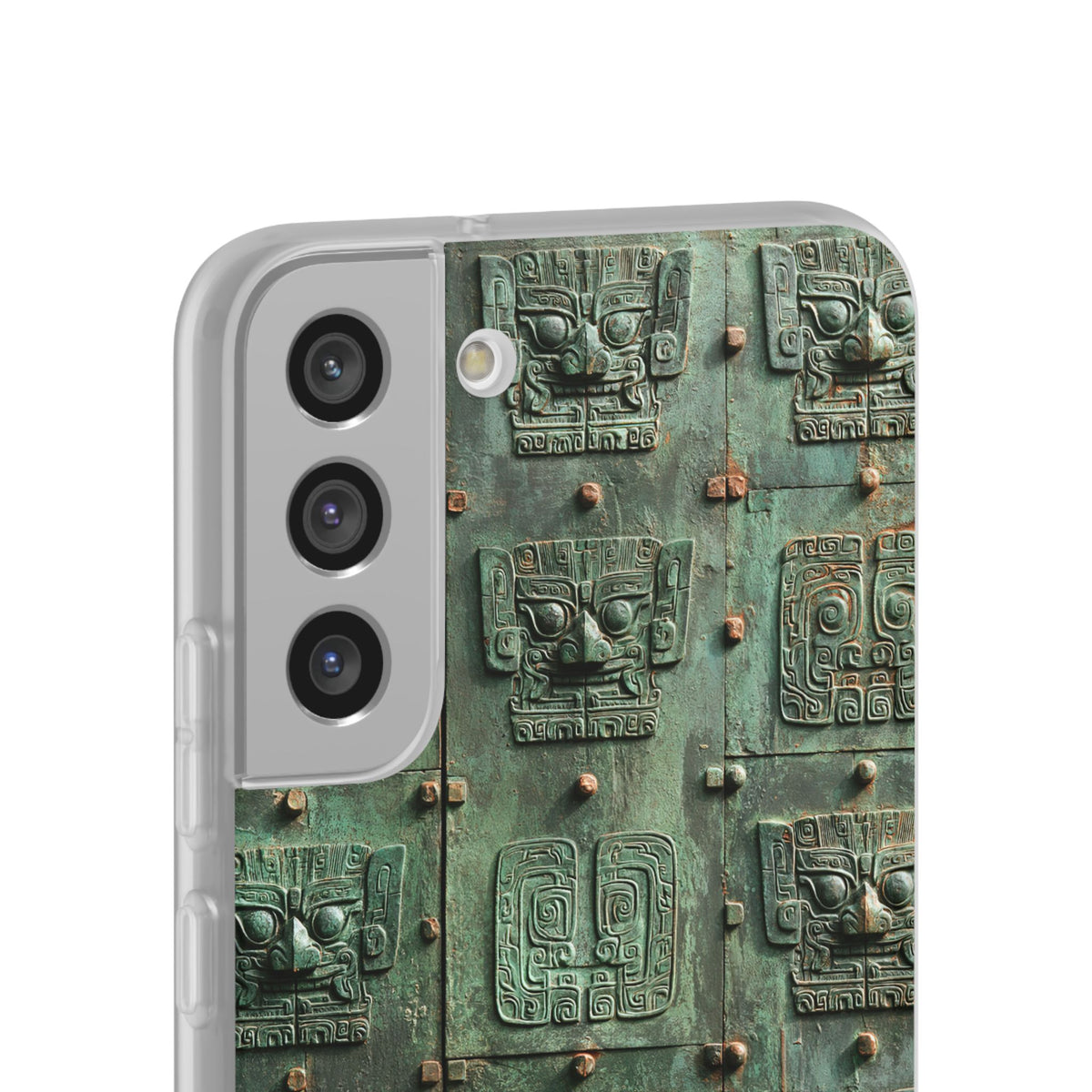 Dynastic Bronze Relief · Lite Phone Case for Samsung · Green