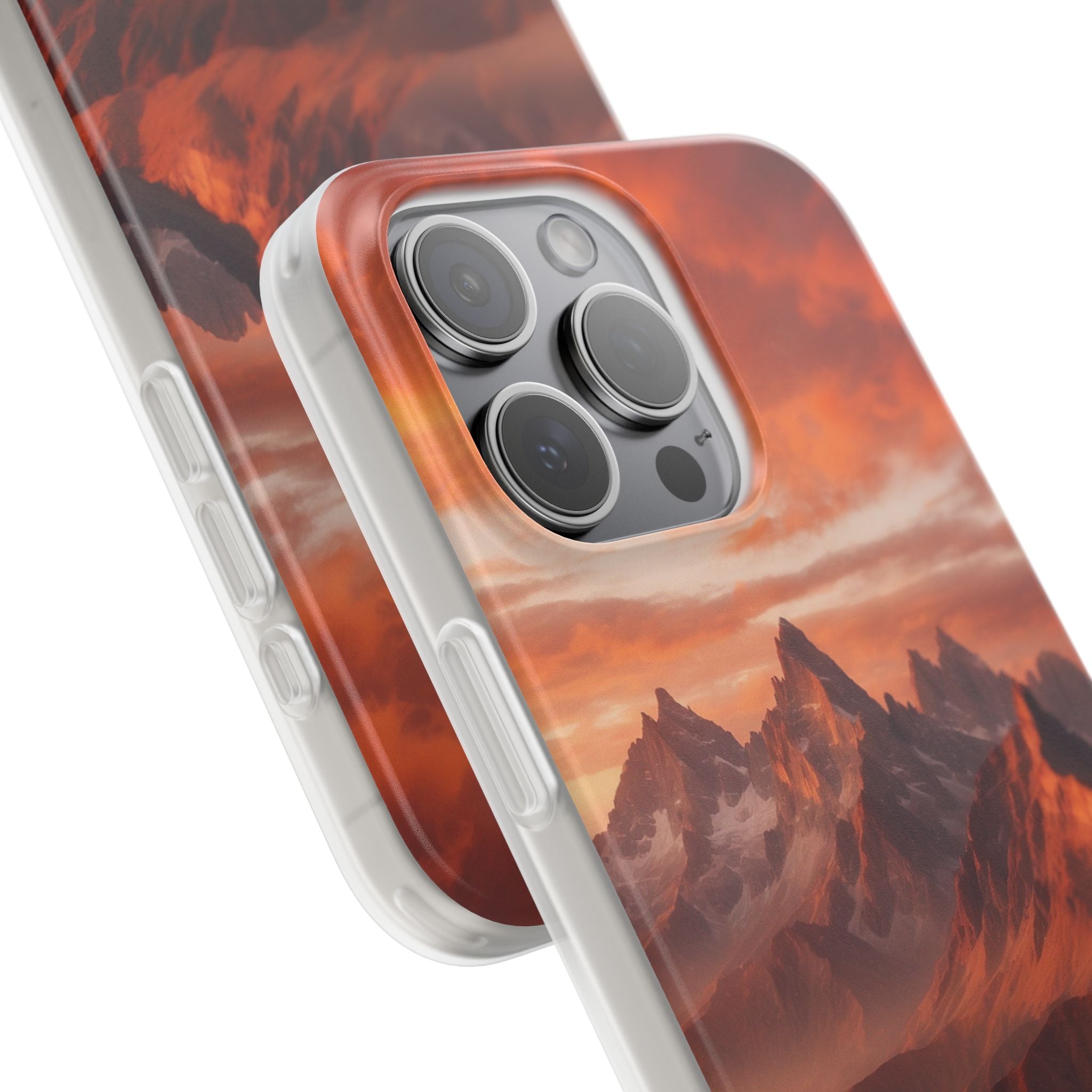 Jagged Glow iPhone 15 Pro Max Cover - Soft