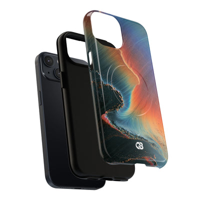 Prismatic Aura Shift · Tough 2.0 Magnetic Phone Case for iPhone · Blue